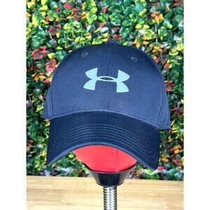 Under Armour UA Storm Headline Cap Hat Black‎ Gray M/L NEW NWT STORM1 1291853